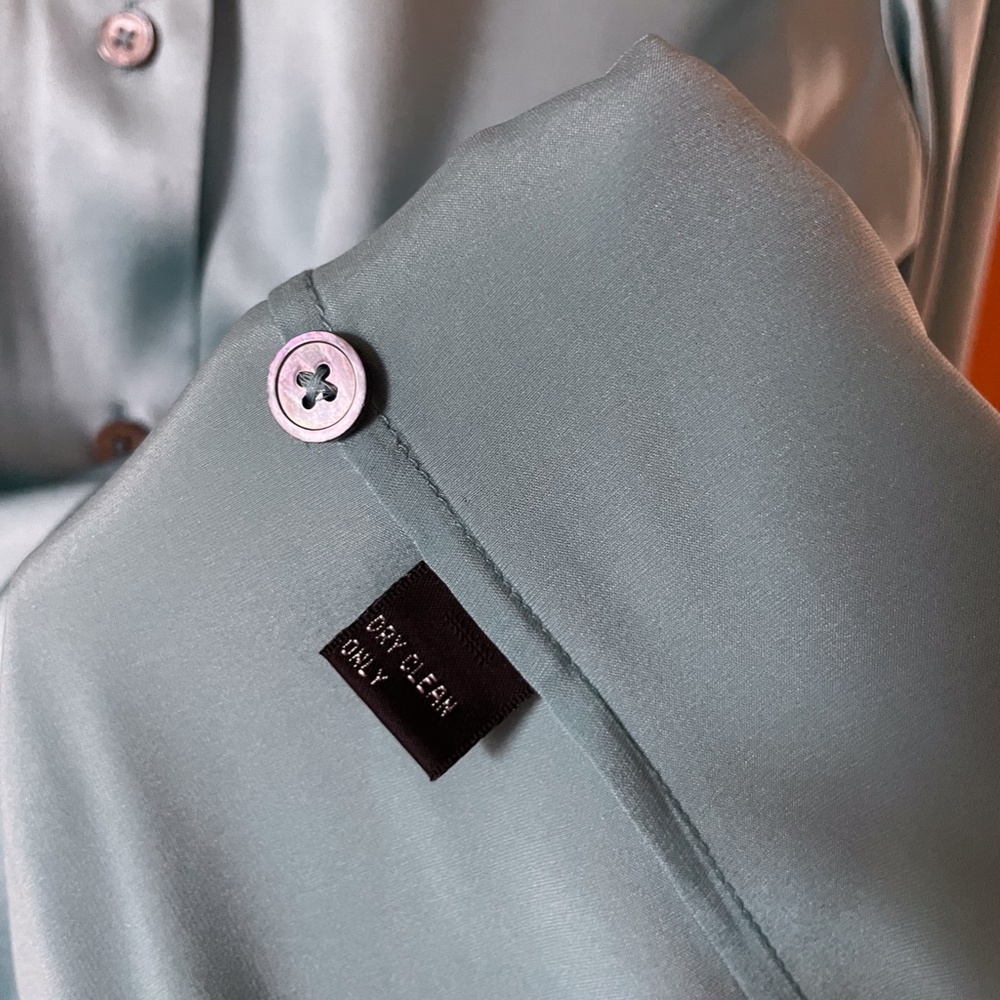 Ellen Tracy Button Down Silk Top - image 6